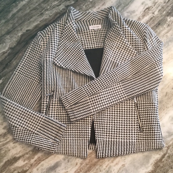 Calvin Klein Classic Mini Houndstooth Jacket - Picture 3 of 4